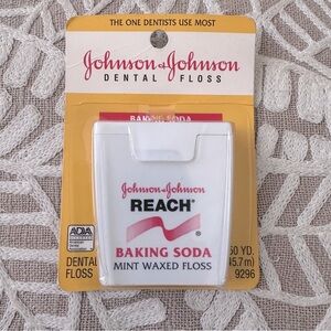 Vintage Johnson and Johnson Reach Baking Soda Waxed Floss